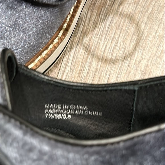 Shellys London steel blue velvet platform lace up white sole Oxford size 7 1/2 - Picture 11 of 14